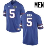 Men's Florida Gators #5 Joe Haden NCAA Nike Blue Authentic Stitched College Football Jersey BYT5462LI